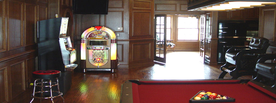 Game Room with Juke Box & Video